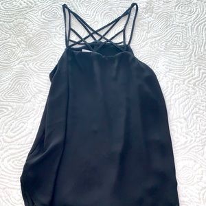 Black Express Strappy Blouse